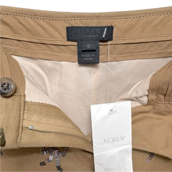 J.Crew Collection silk Sequin Bow Pants size 0 - Picture 7 of 15